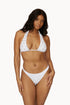 PQ Swim White Sand Beaded Brynn Halter